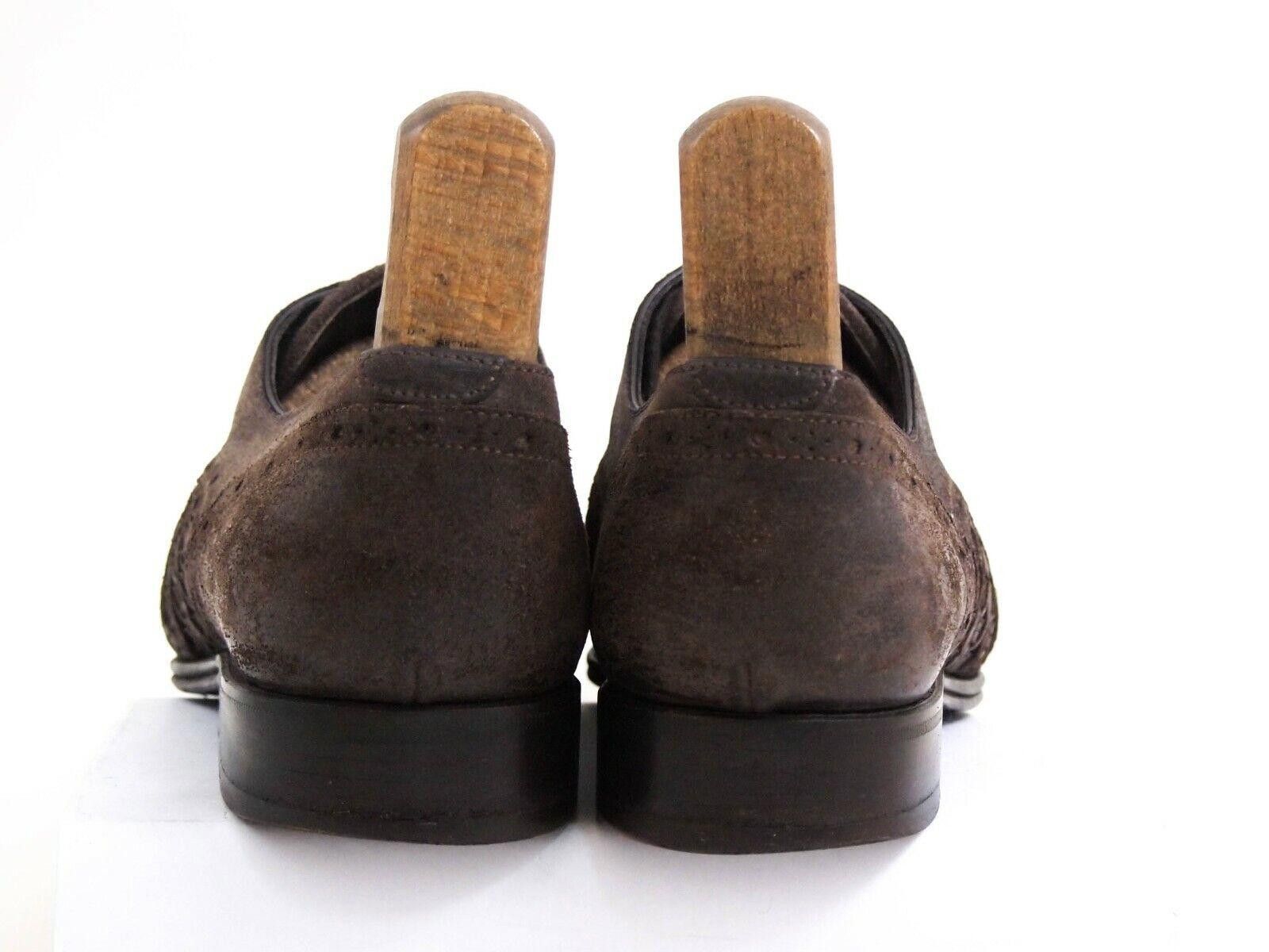 Dolce & Gabbana Dolce & Gabbana Brogues Brown Antiqued Suede EU 40.5 US 7.5 Size US 7 / EU 40 - 7 Thumbnail