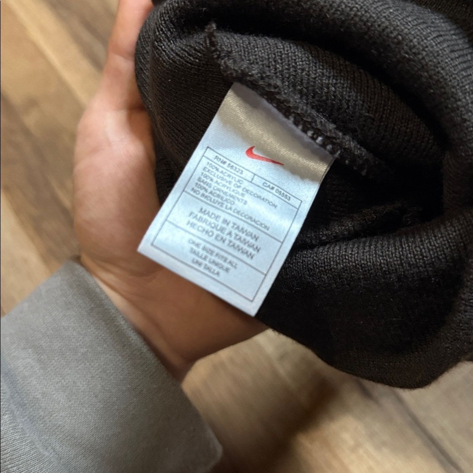 Nike 2008 Nike Chocolate Brown Beanie Size ONE SIZE - 3 Thumbnail