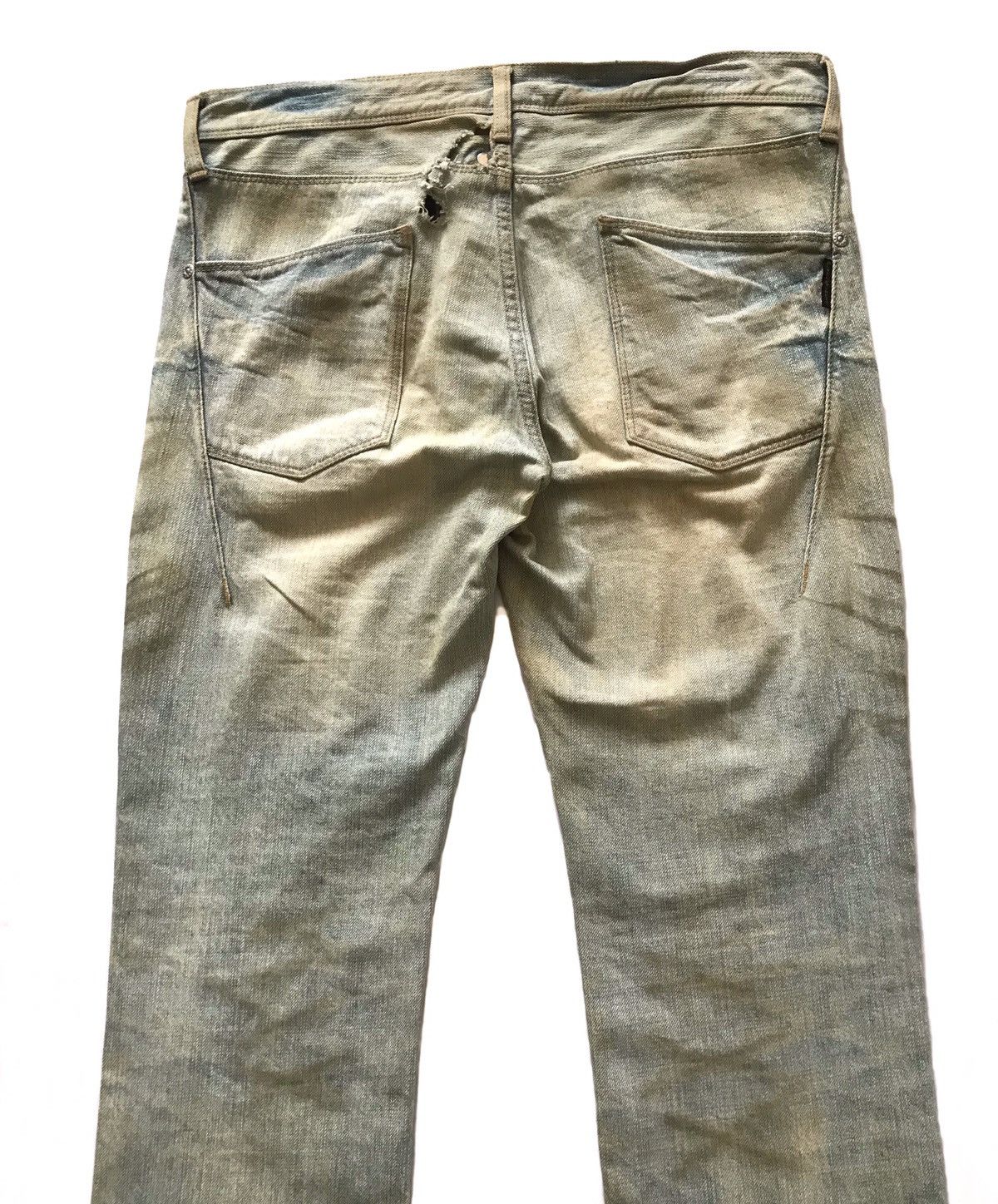 Black Barrett BLACK BARRETT BY NEIL BARRETT BLEACH DISTRESSED SLIM FIT Size US 32 / EU 48 - 5 Thumbnail