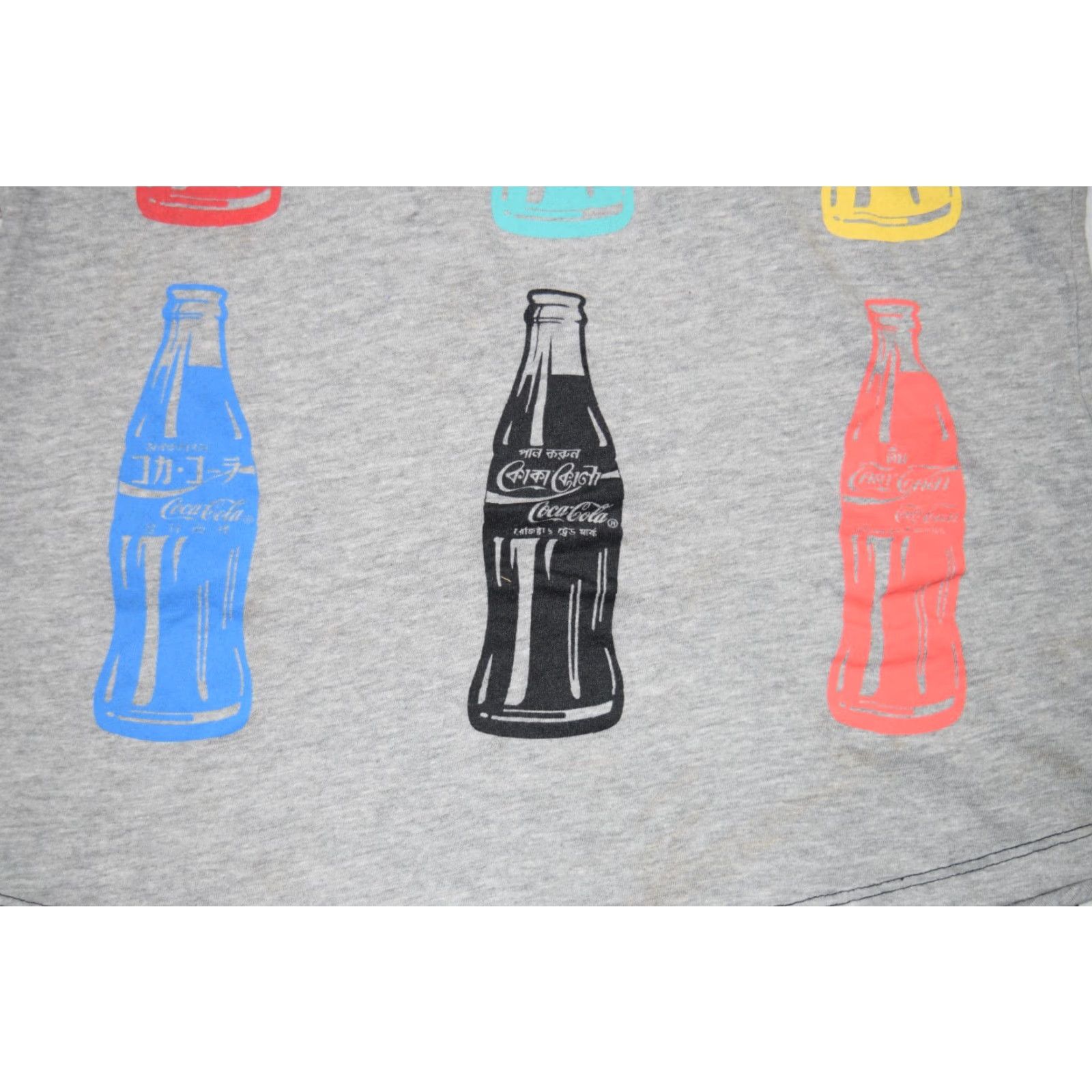 Vintage Vintage Coca-Cola Women's Racerback Tank Top 90s Pop Art Grey Sleeveless Cotton Small Size S / US 4 / IT 40 - 3 Thumbnail