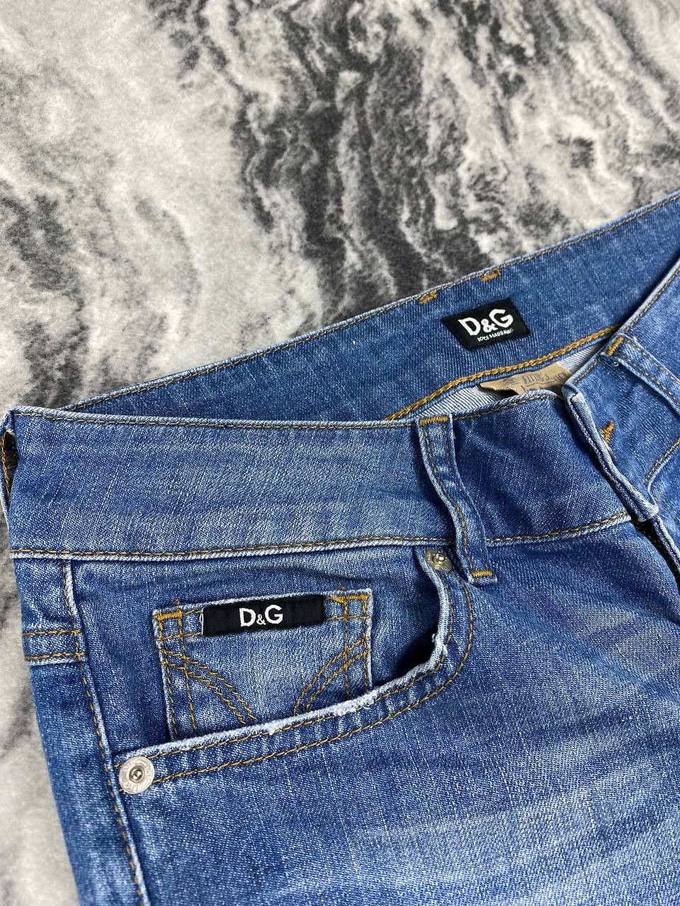Dolce & Gabbana Vintage Dolce Gabbana Metal Logo Flared Jeans Denim Size 27" / US 4 / IT 40 - 3 Thumbnail