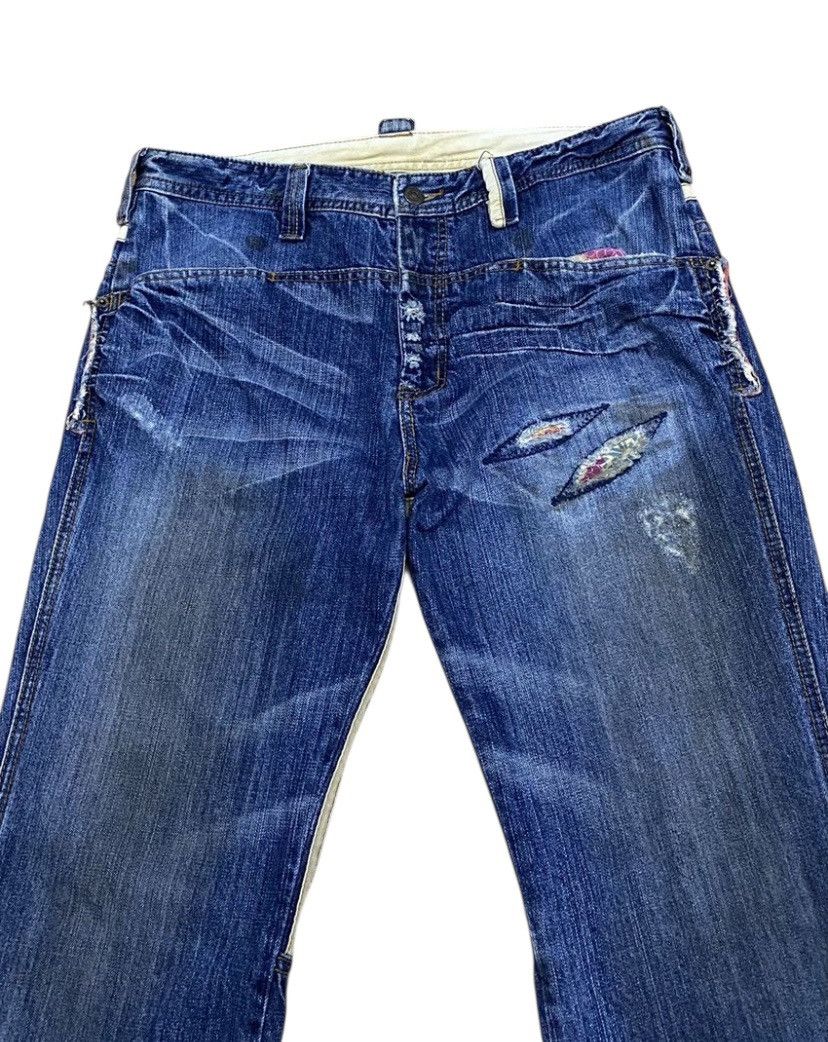 Japanese Brand Rare distressed Japan PPFM patches Punk jean Pant Size US 34 / EU 50 - 3 Thumbnail