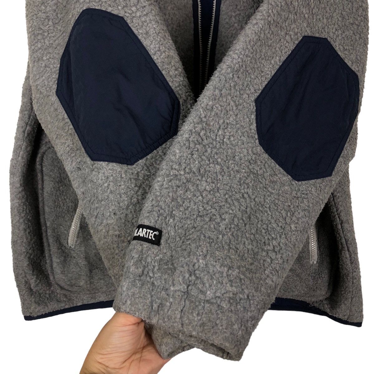 Japanese Brand 🔥90’s Vintage Fleece Jacket Zipper Wilson Big Logo Size US L / EU 52-54 / 3 - 12 Thumbnail