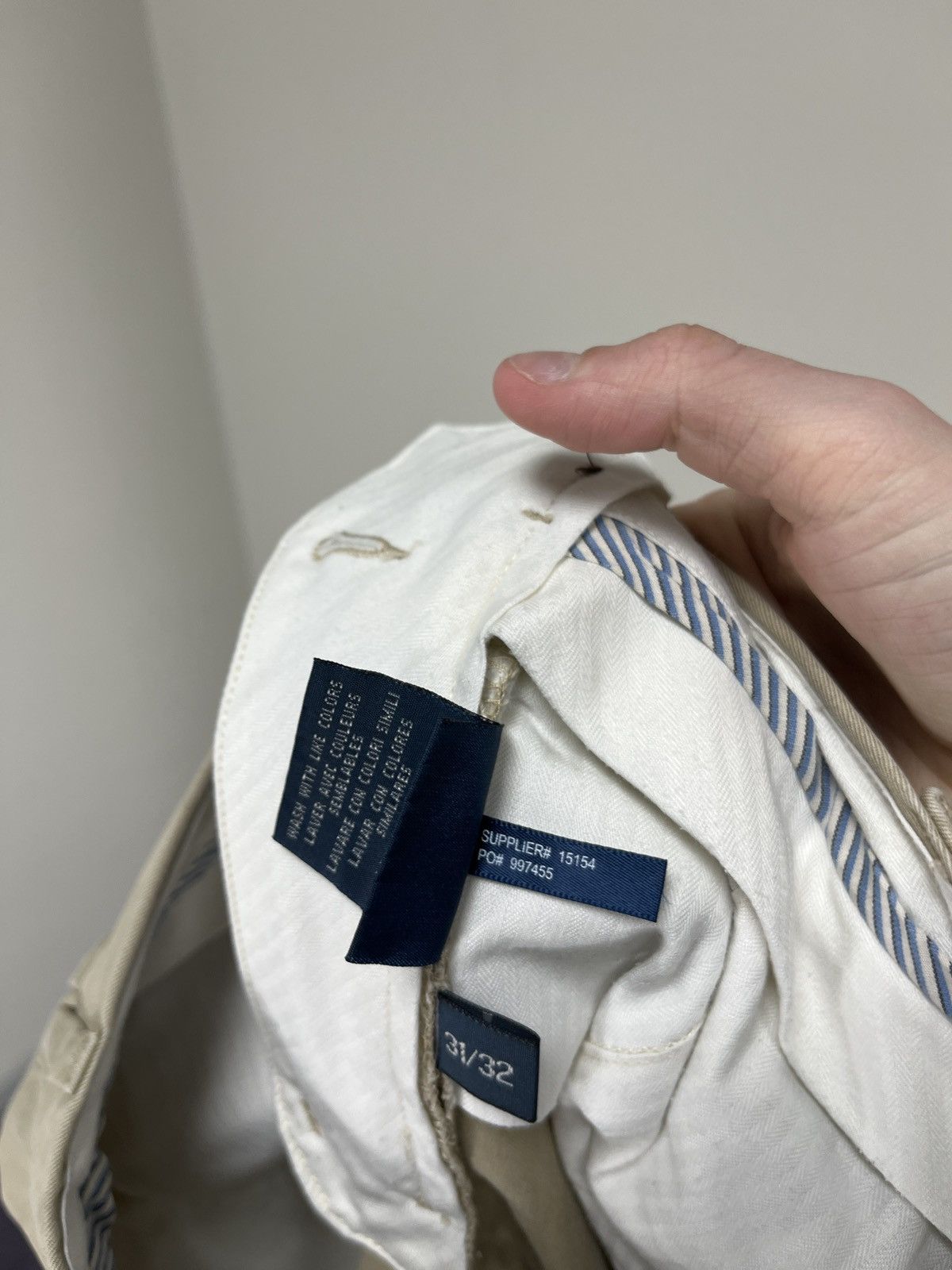 Polo Ralph Lauren Vintage Polo Ralph Lauren Slim Straight Fit Chino Pants Size US 31 - 17 Thumbnail