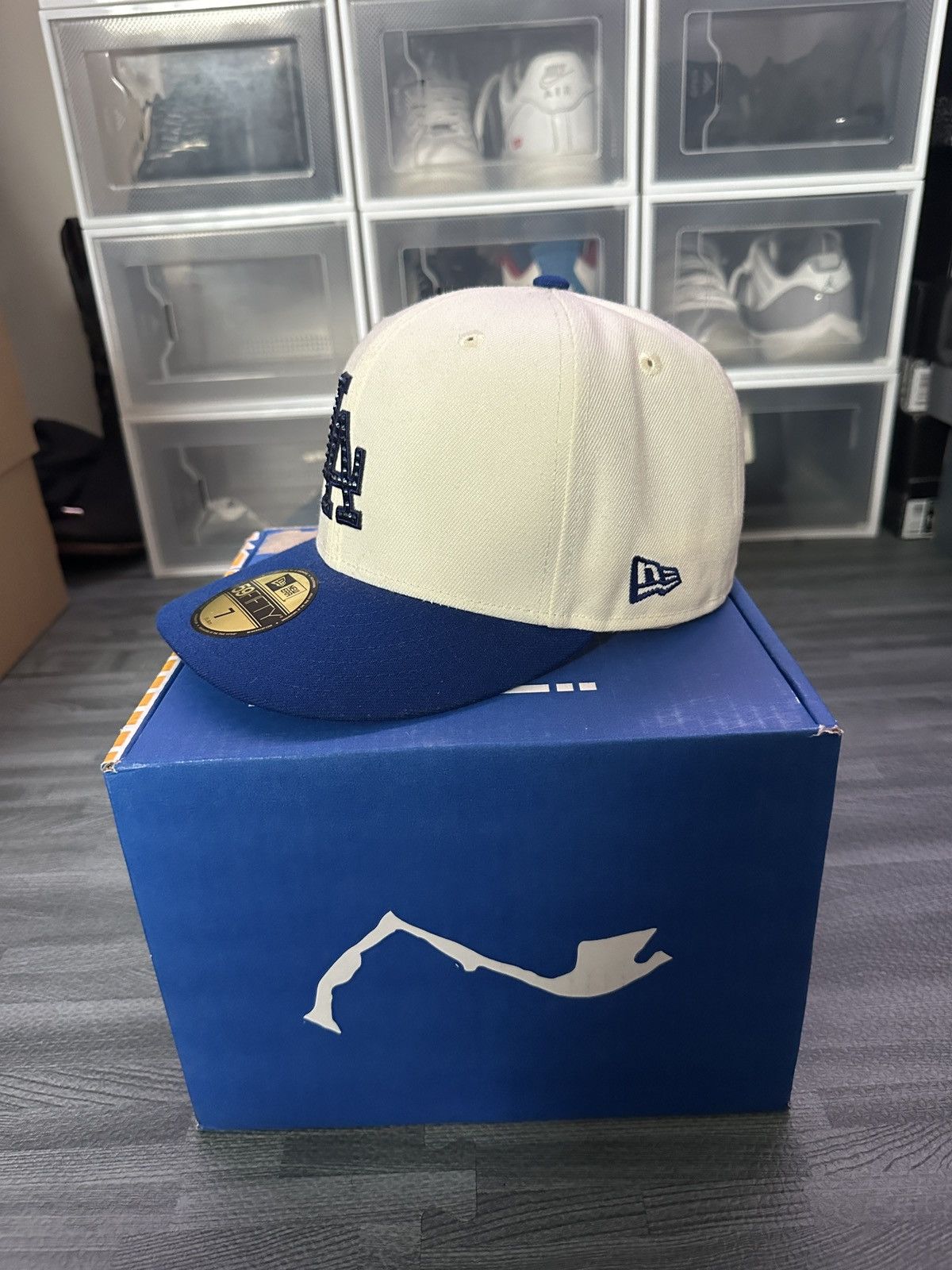 New Era Los Angeles Dodgers 75th World series Anniversary Size 7 Size ONE SIZE - 6 Thumbnail