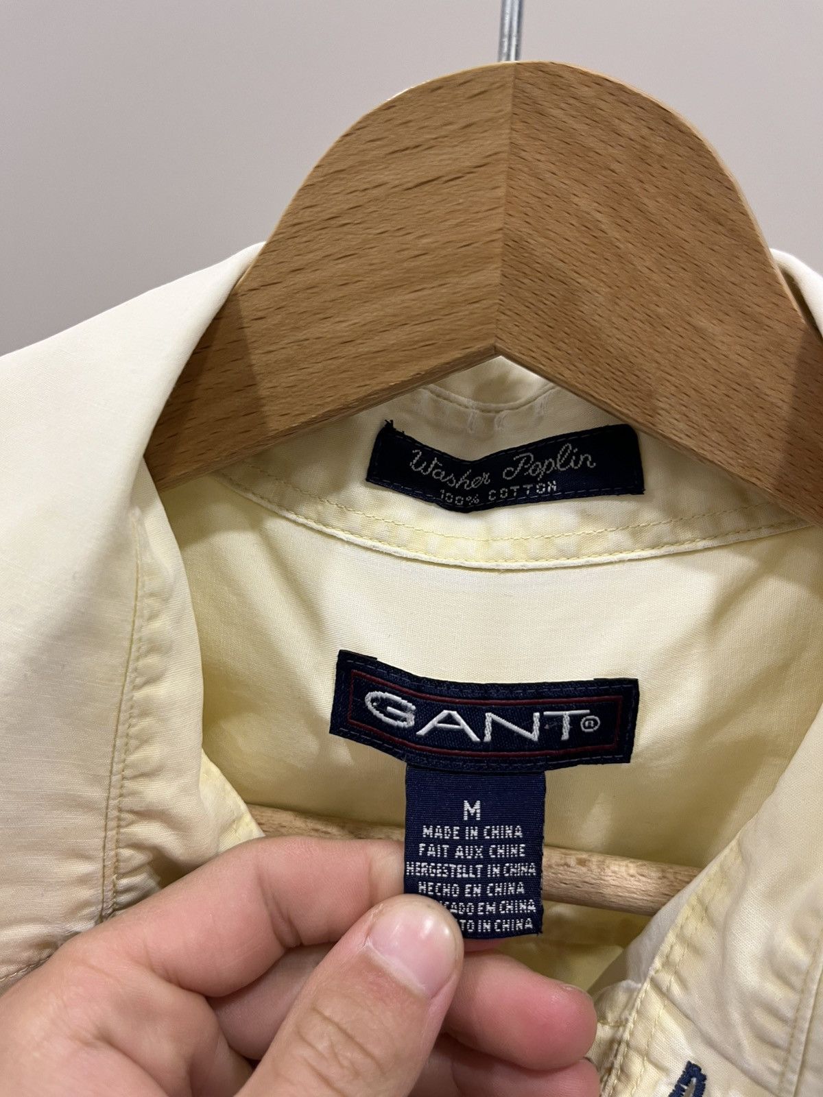 Gant GANT Shirt Mens M Heritage Twill Short Sleeve Button Up Size US M / EU 48-50 / 2 - 4 Thumbnail