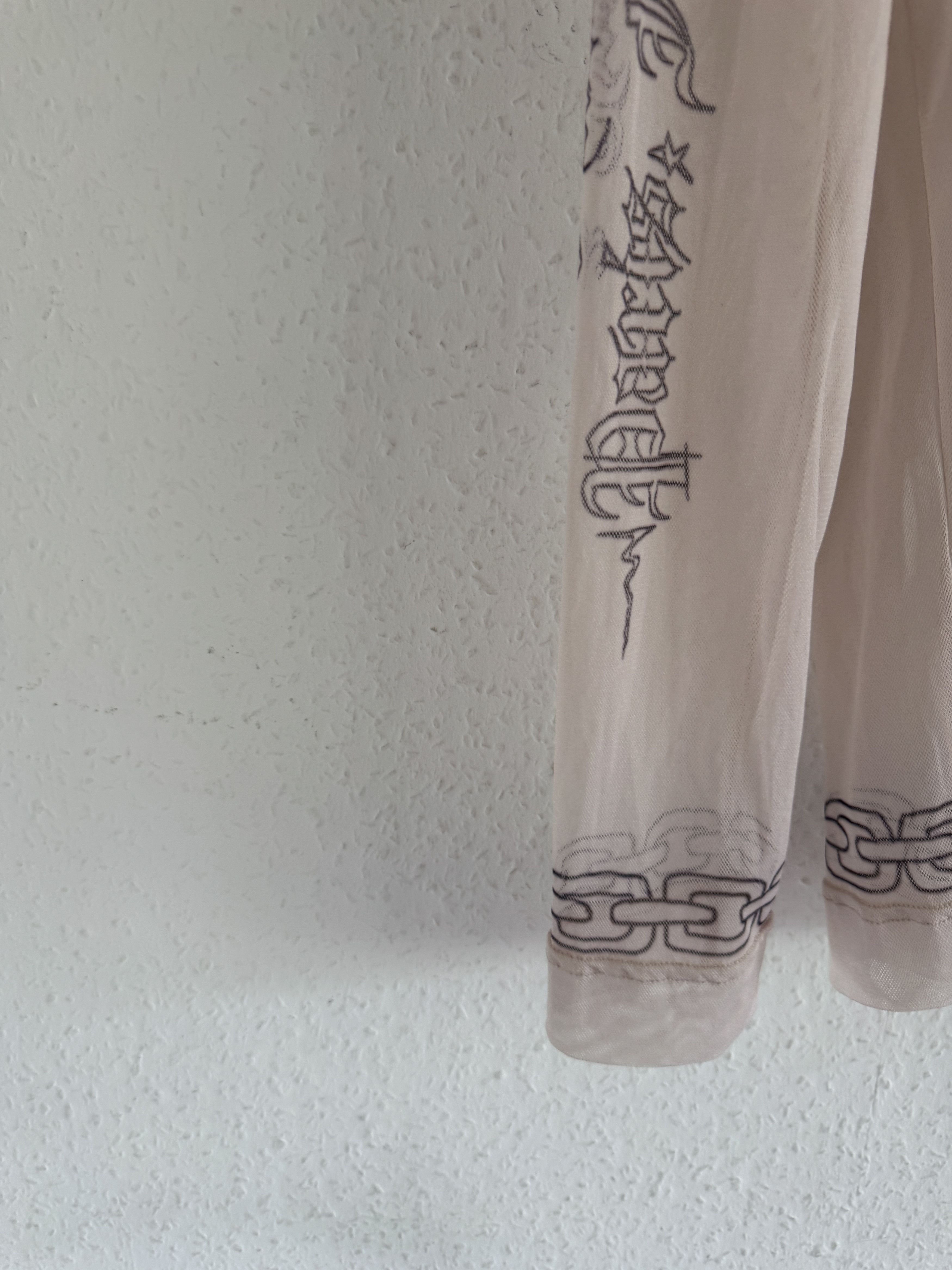 Givenchy sheer long-sleeve tattoo-print t-shirt Size US S / EU 44-46 / 1 - 7 Thumbnail