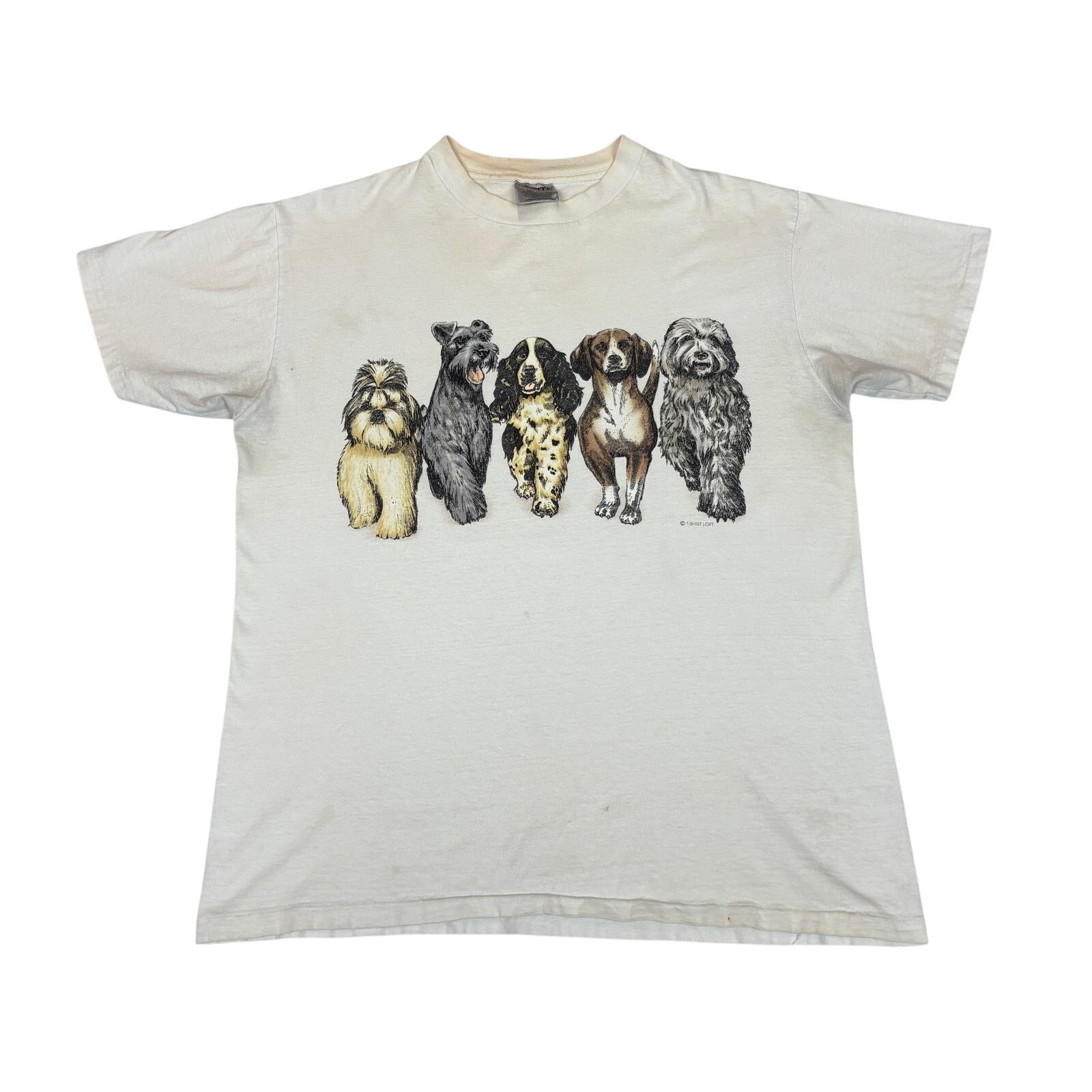 Vintage Vintage Dog Double Sided T Shirt Men's Large Puppy Butts Size US L / EU 52-54 / 3 - 1 Thumbnail