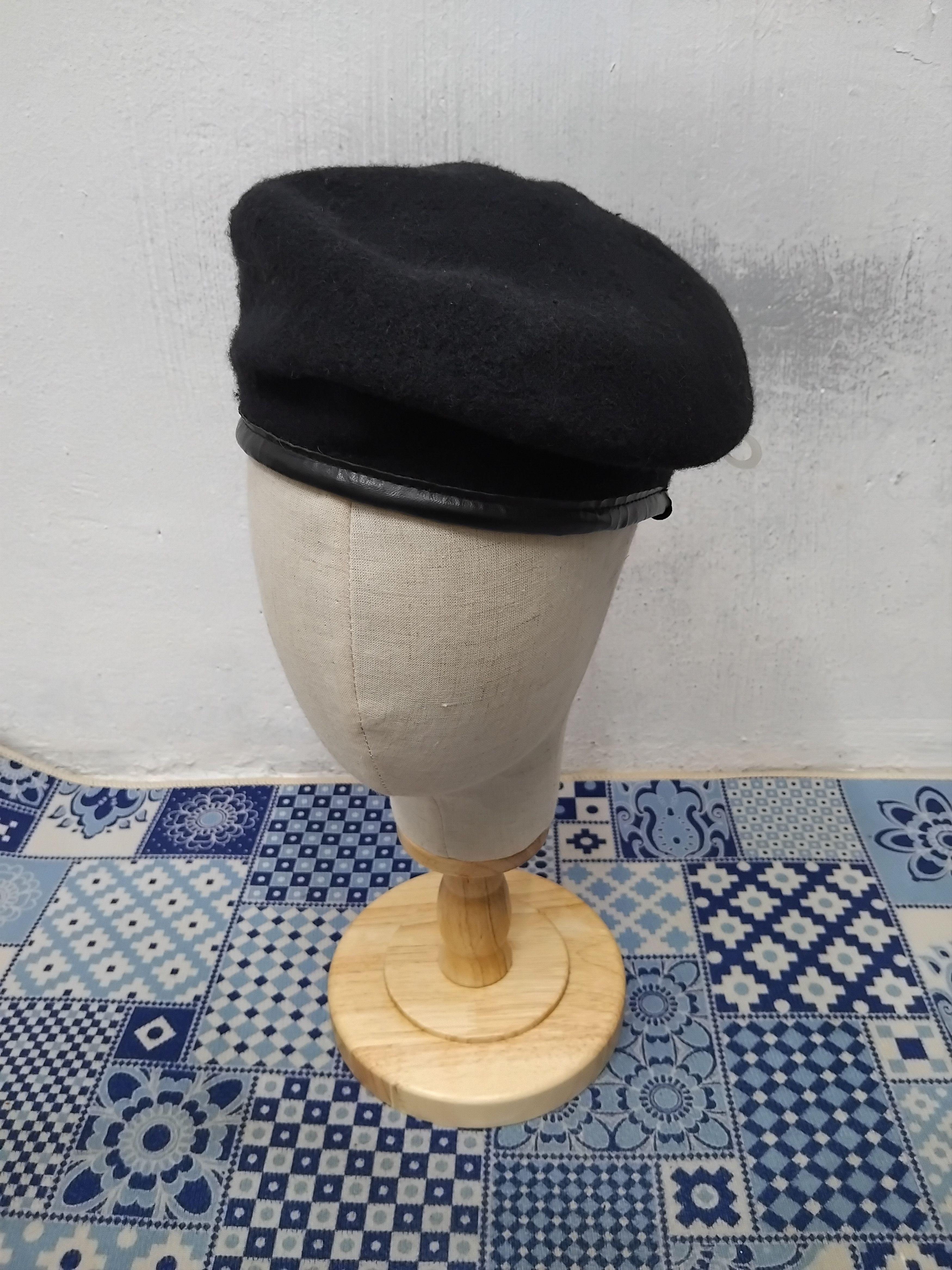 Japanese Brand 💥Bancroft maker over 90th black colour military cap hat Size ONE SIZE - 5 Thumbnail