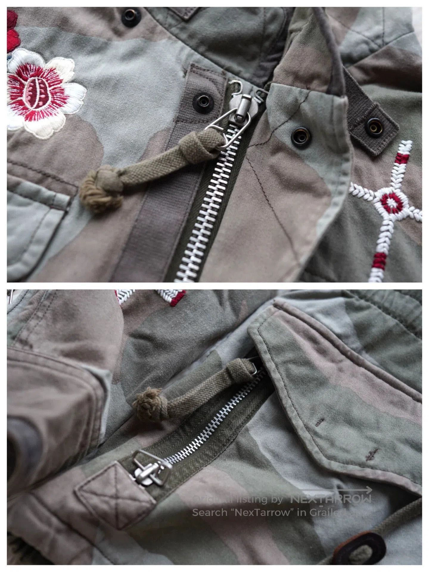 Wtaps Green Camo Embroidered Utility Jacket Size S. Size US S / EU 44-46 / 1 - 4 Thumbnail