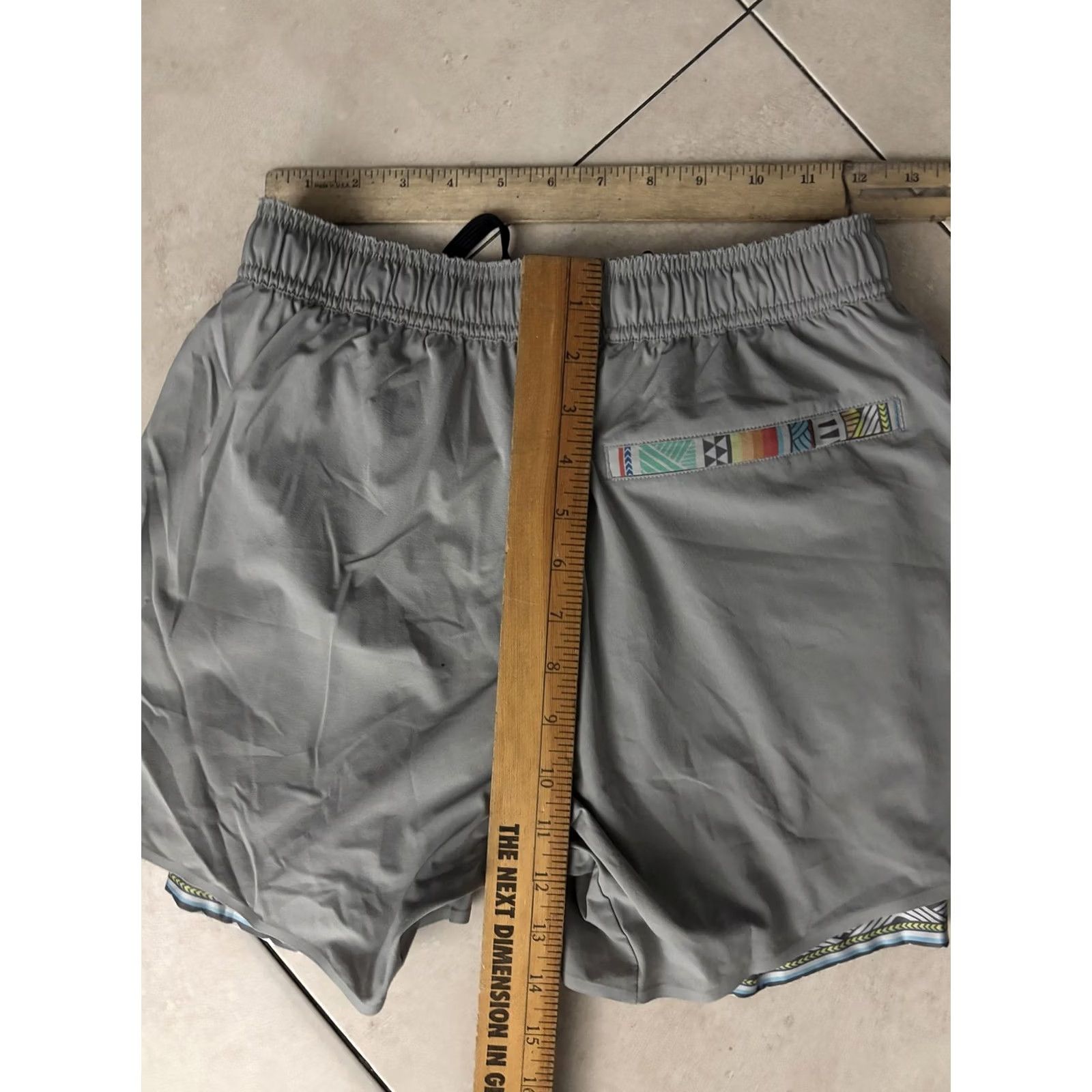 Vintage WOWIE Shorts Mens S Gray Lined Athletic Running Gym Training Drawstring Subtle WOWIE Logo Size US 29 - 7 Thumbnail