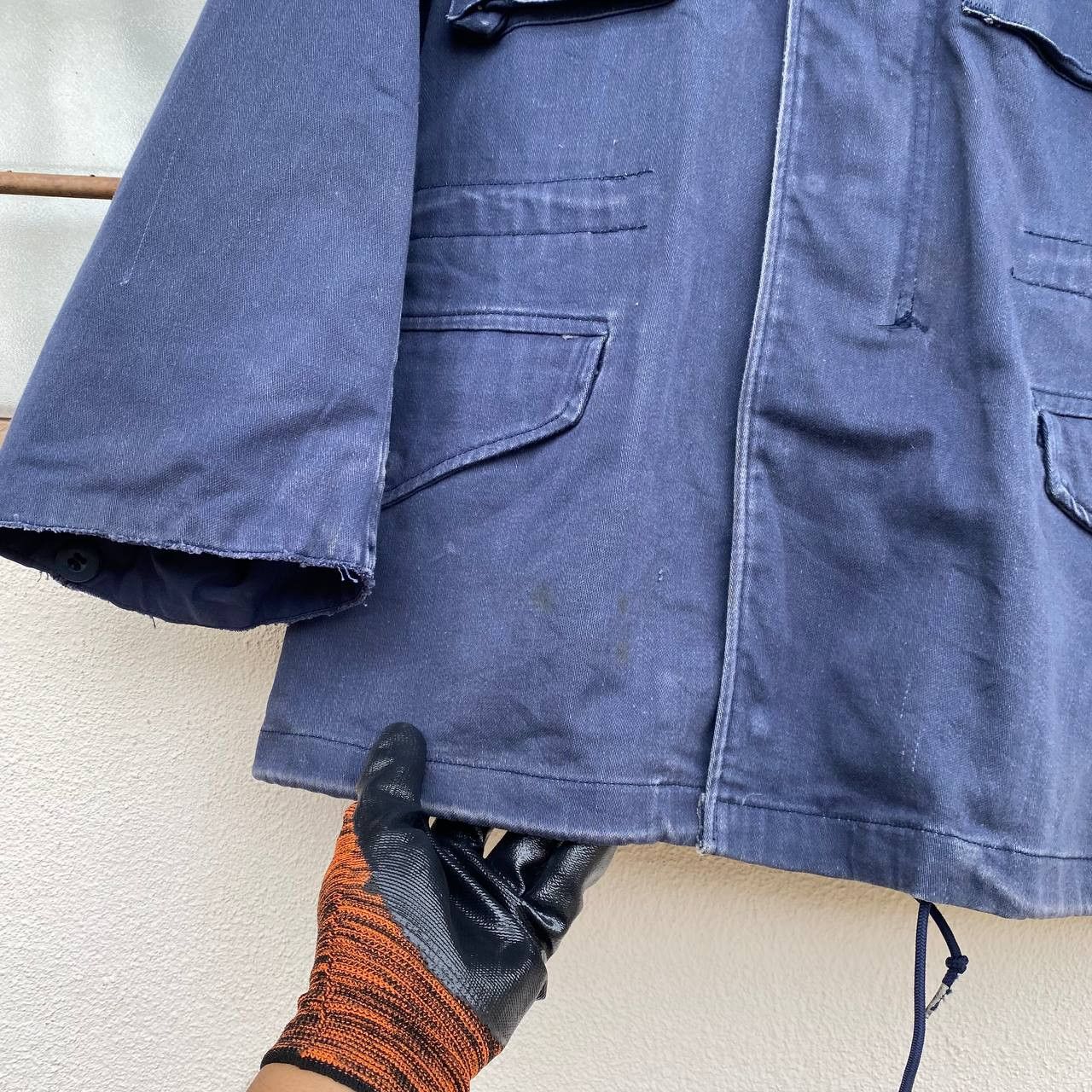 Alpha Industries Vintage 80s Alpha Industries Navy M-65 Field Jacket Scovill Size US S / EU 44-46 / 1 - 6 Thumbnail