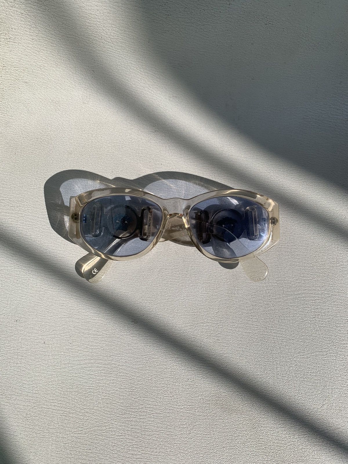 Versace Vintage Medusa Transparent Sunglasses Size ONE SIZE - 10 Thumbnail