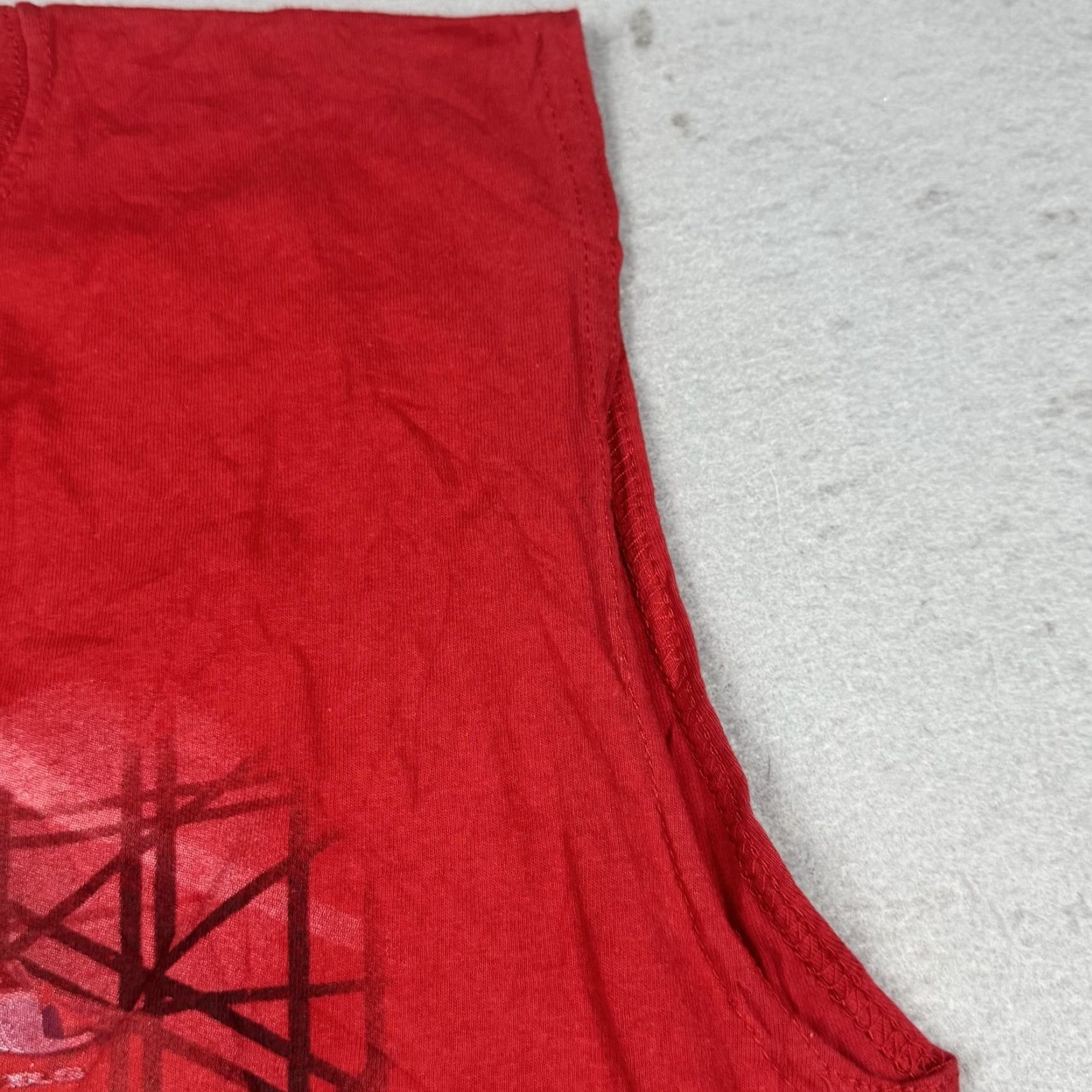 Budweiser VINTAGE Dale Jr Budweiser Shirt Mens M Red Sleeveless NASCAR Racing Graphic Print 8 1990s Mens (or Womens) Size US M / EU 48-50 / 2 - 4 Thumbnail