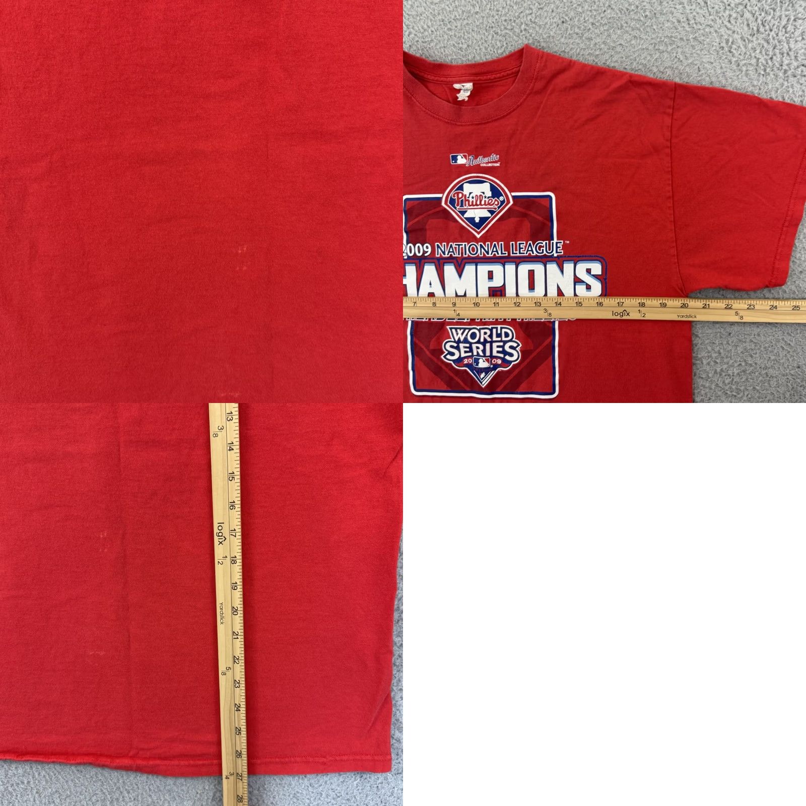Delta VINTAGE Philadelphia Phillies Shirt Large MLB World Series Y2K Short Sleeve Mens Size US L / EU 52-54 / 3 - 8 Thumbnail