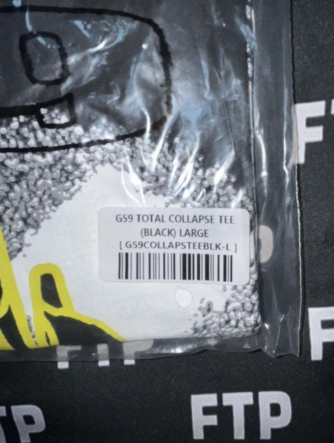 G59 Records G59 TOTAL COLLAPSE TEE (BLACK) Size US L / EU 52-54 / 3 - 3 Thumbnail