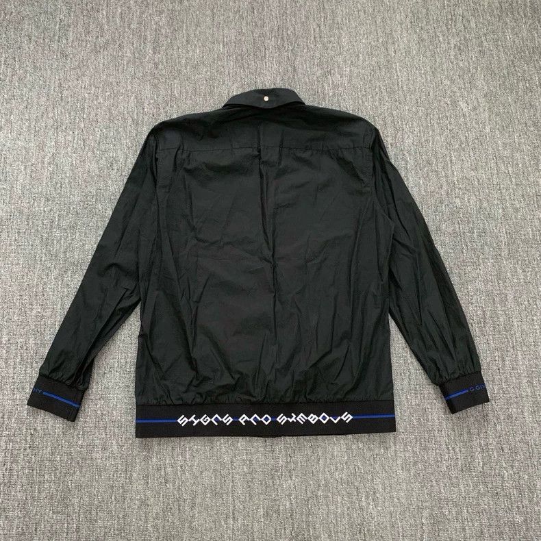 Givenchy Givenchy Size40 Black bottom logo shirt jacket / size 40 Size US M / EU 48-50 / 2 - 2 Thumbnail