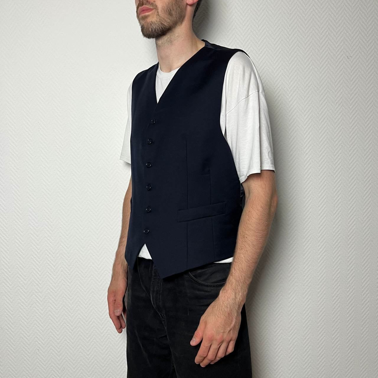Gianfranco Ferre Gianfranko Ferre Classic Navy Blue Vest Gilet Size 44 USA Size US S / EU 44-46 / 1 - 10 Thumbnail