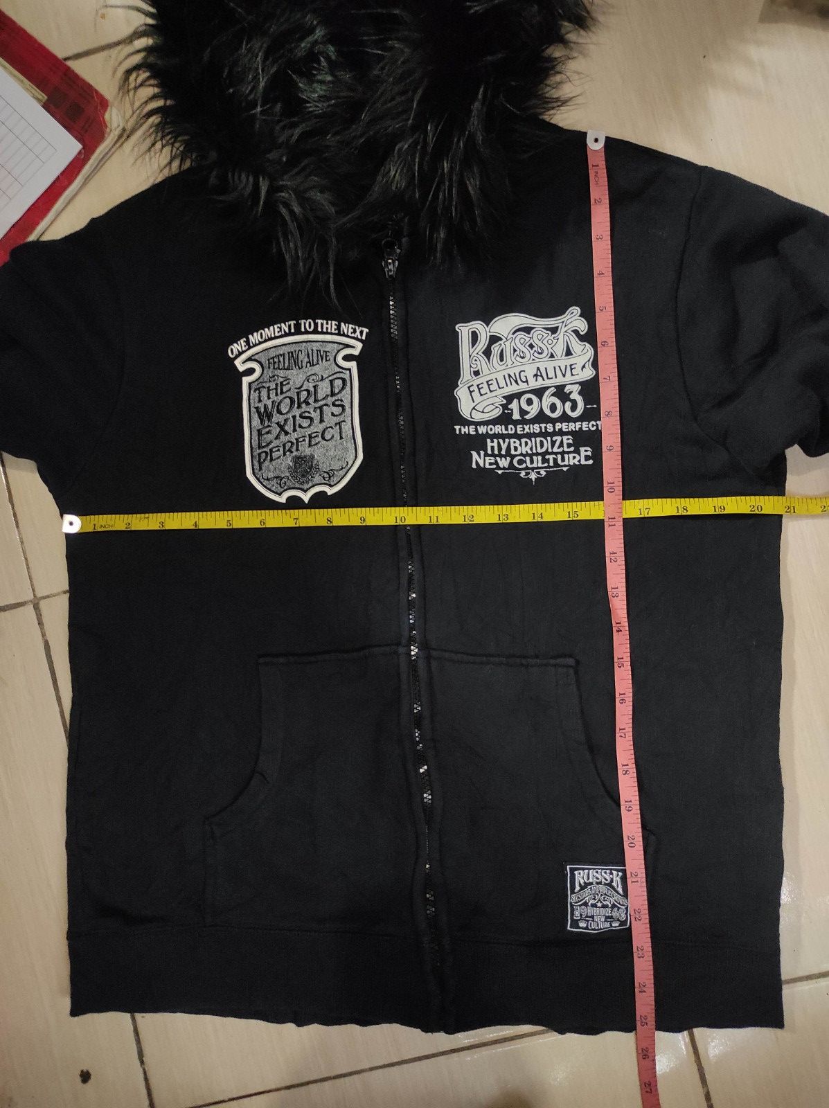 Japanese Brand Russ-K zipper fur hoodie ifsix LGB style Size US M / EU 48-50 / 2 - 15 Thumbnail