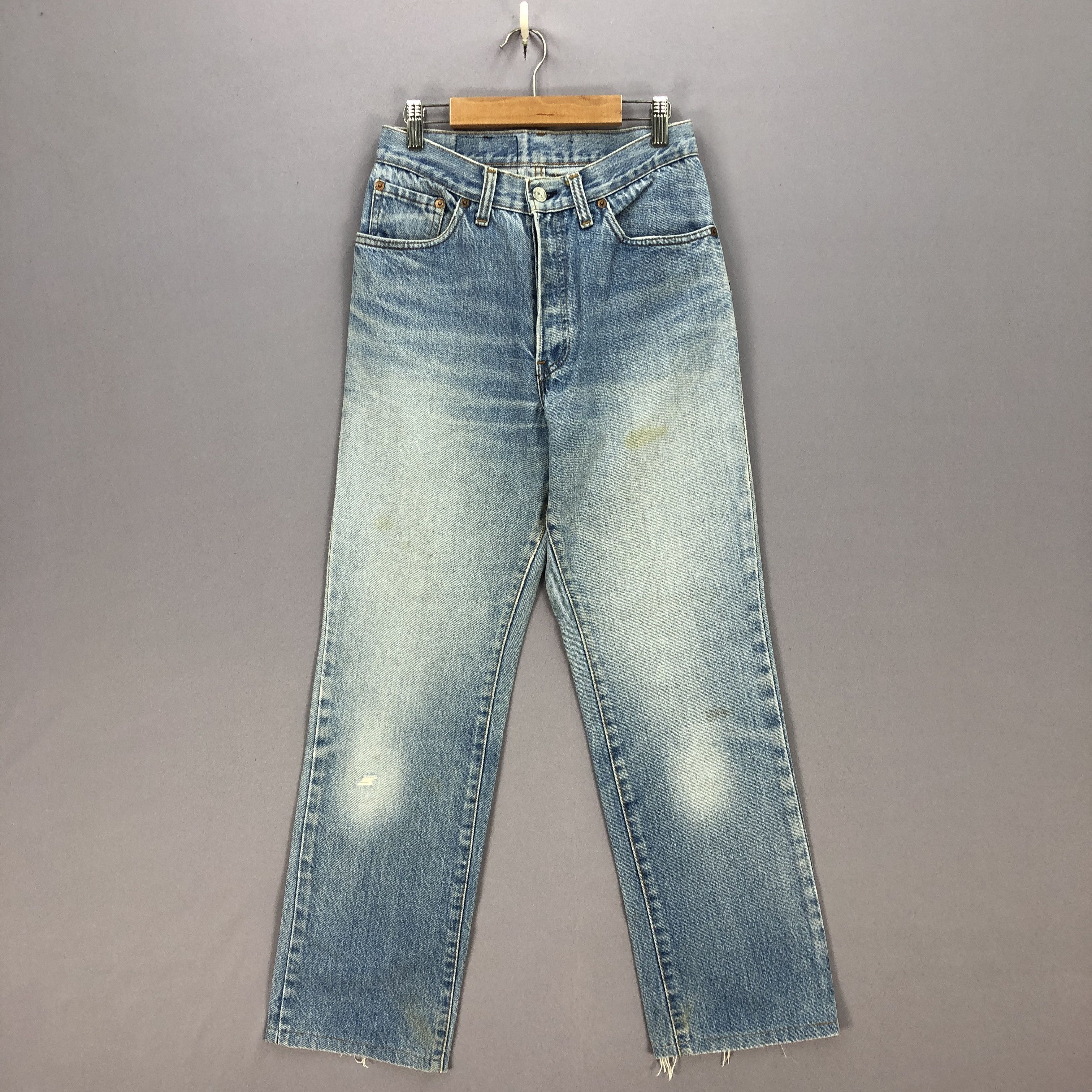 Levi's × Vintage Vintage 60s Levis 501 Distressed Faded Jeans Denim Pants Size US 26 / EU 42 - 1 Thumbnail