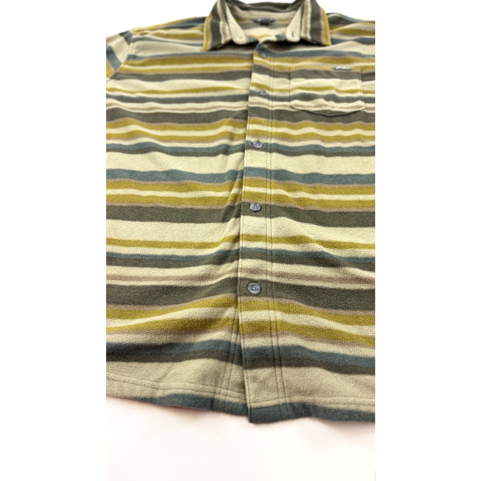 Eddie Bauer Eddie Bauer Shirt Men 2XL Multi Striped Fleece Button Up Collared Size US XXL / EU 58 / 5 - 3 Thumbnail