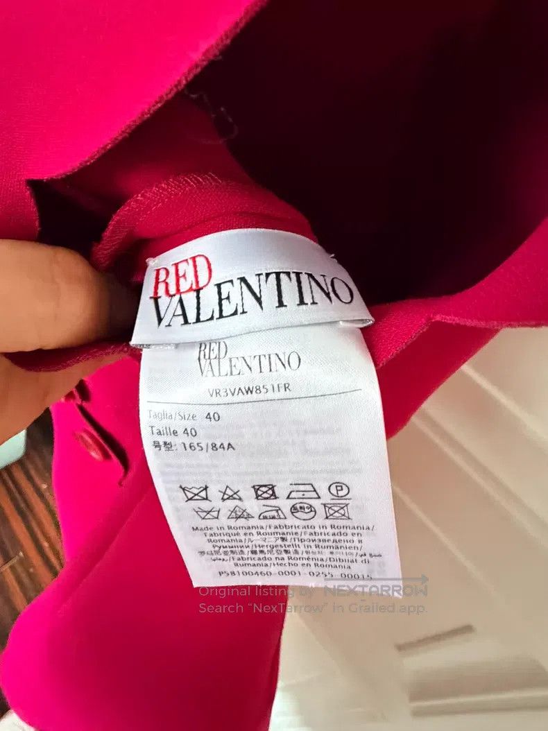 Valentino Valentino A red sleeveless dress Size L / US 10 / IT 46 - 5 Thumbnail