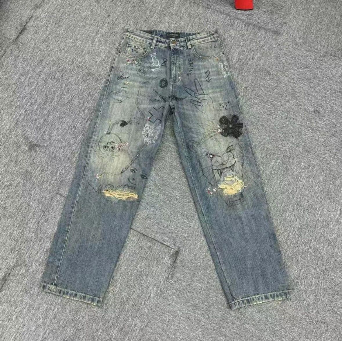 Balenciaga Balenciaga denim pants Size US 32 / EU 48 - 1 Thumbnail
