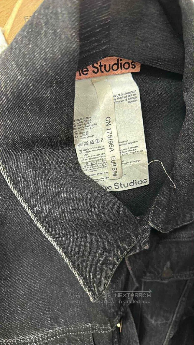 Acne Studios Acne Studios Black Denim Jacket Size US S / EU 44-46 / 1 - 2 Thumbnail