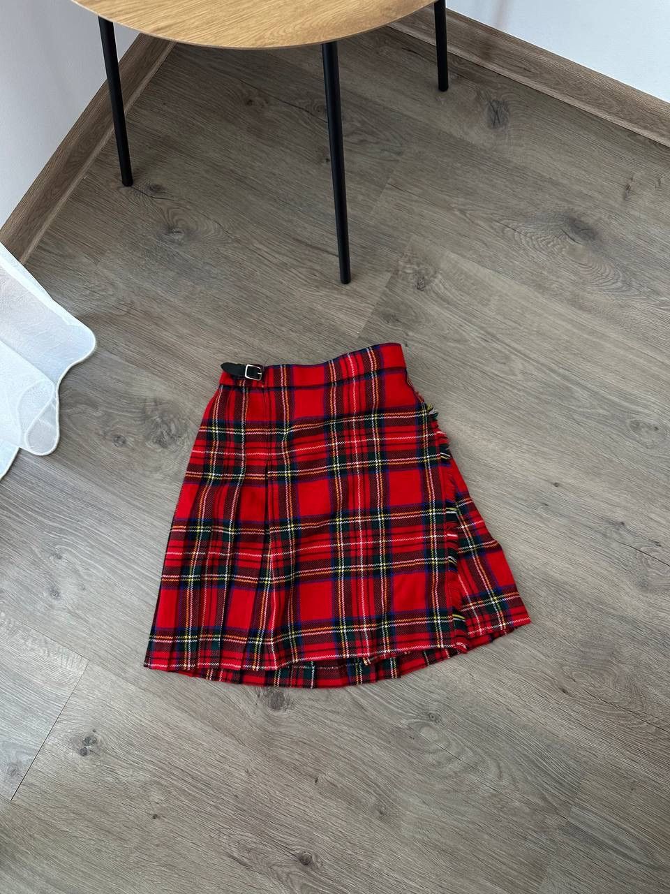 Japanese Brand × Vintage Vintage Japanese Scotland Wool Red Skirt Size 27" / US 4 / IT 40 - 5 Thumbnail