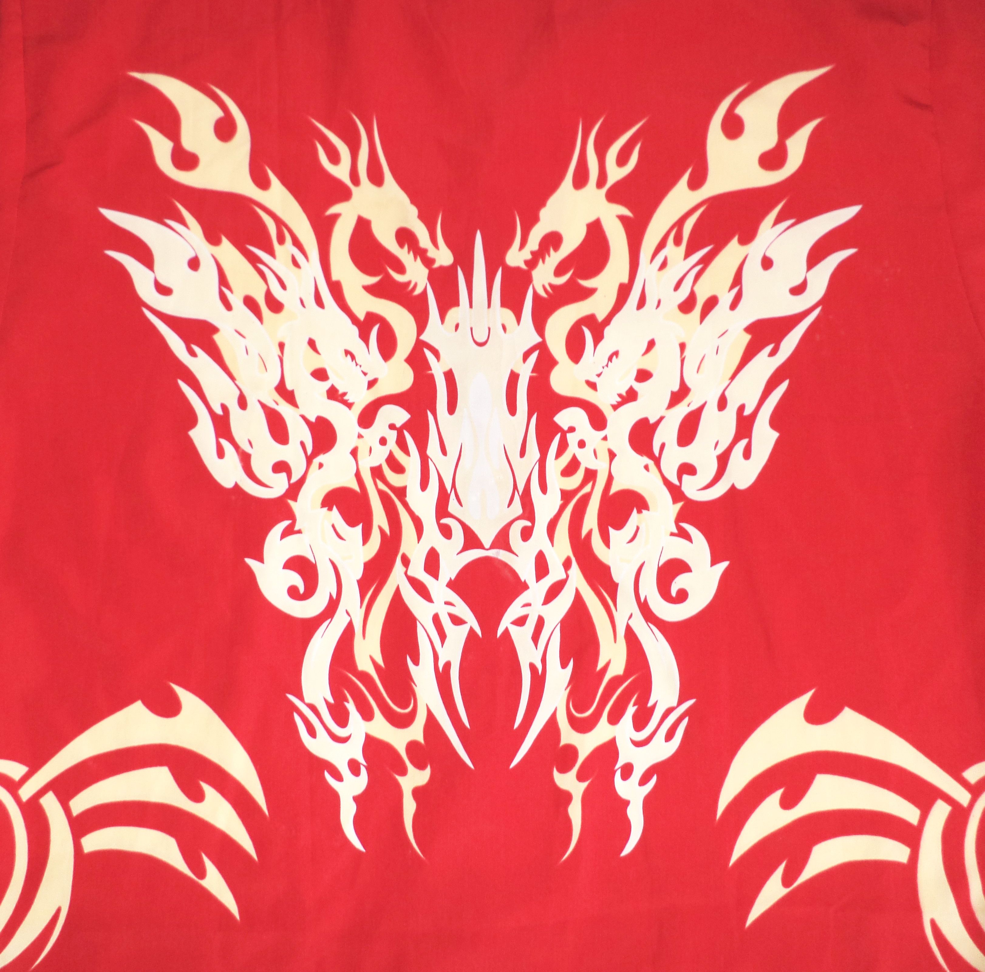 Other Vintage Y2K 90s DRAGON TRIBAL Button Up Shirt Short Sleeve Size US XXL / EU 58 / 5 - 4 Thumbnail