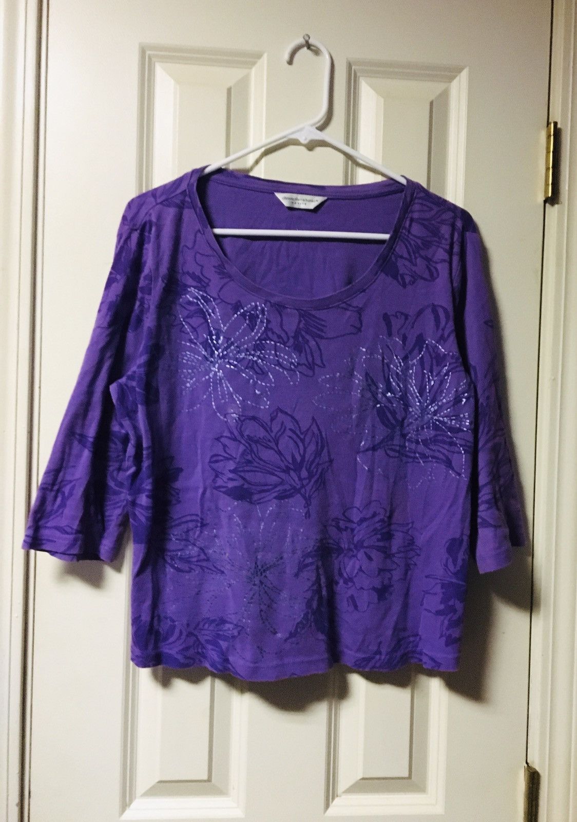 Other Christopher & Banks Women’s Top XL Petite ( Cheat 43 Inches) Size XL / US 12-14 / IT 48-50 - 1 Thumbnail