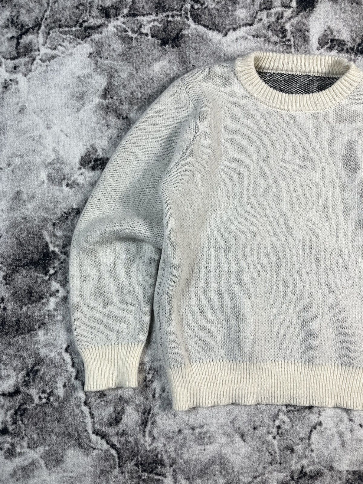 Other Vintage 8 Ball Knit Sweater White Black Y2K Size US M / EU 48-50 / 2 - 3 Thumbnail