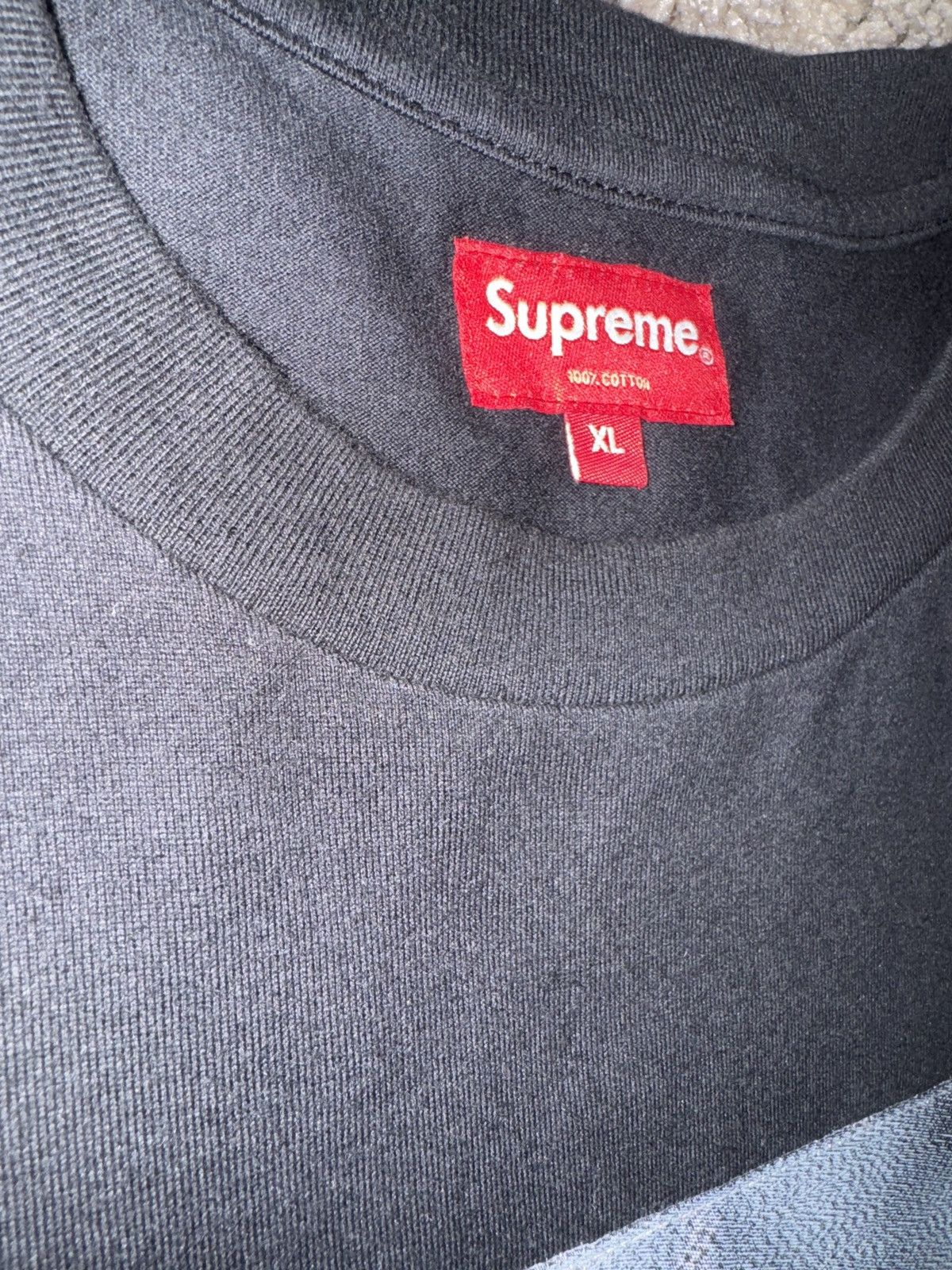 Supreme Supreme Javelin Label S/S T- Shirt (Black) Size US XL / EU 56 / 4 - 2 Thumbnail
