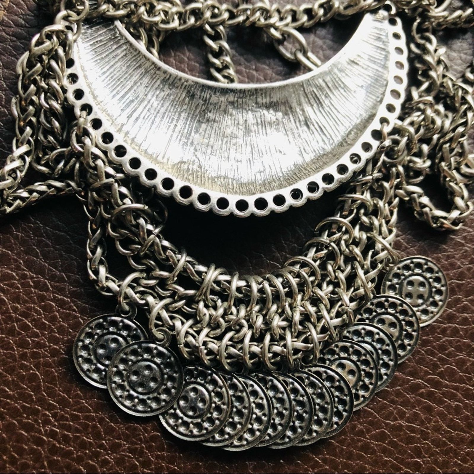 Jewelry Double strand gray marble stone medallion jewelry set Size ONE SIZE - 7 Thumbnail