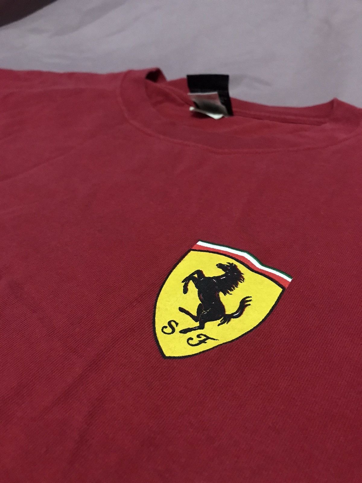 Ferrari 90s FERRARI US made LOOPWHEEL SEAMLESS logo tshirt Size US XL / EU 56 / 4 - 5 Thumbnail