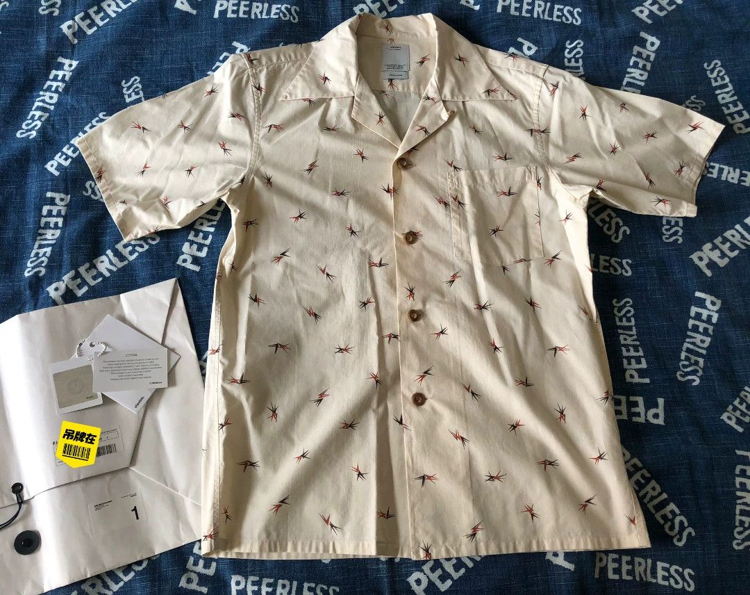 Visvim Visvim 16SS Duke S/S Allover-V Shirt Size US S / EU 44-46 / 1 - 1 Thumbnail