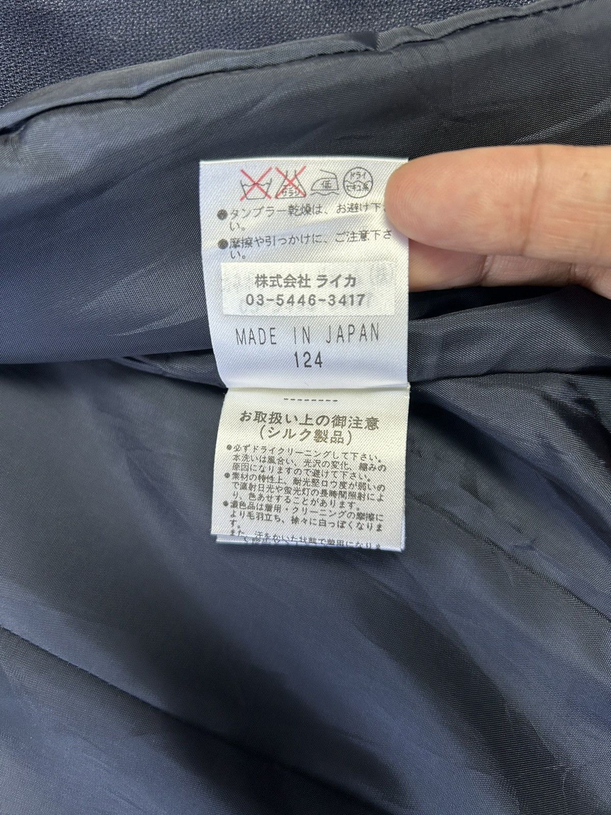Designer × Lanvin LANVIN NAVY BLUE STYLE BLAZER JACKET Size S / US 4 / IT 40 - 6 Thumbnail