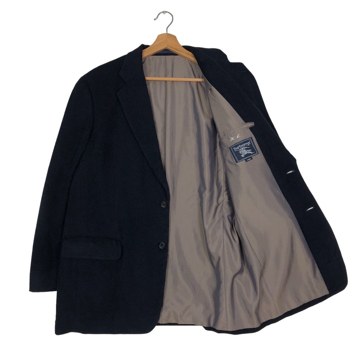 Burberry 🔥Vintage Wool Jacket Chore Burberrys Double Breast Size US L / EU 52-54 / 3 - 11 Thumbnail