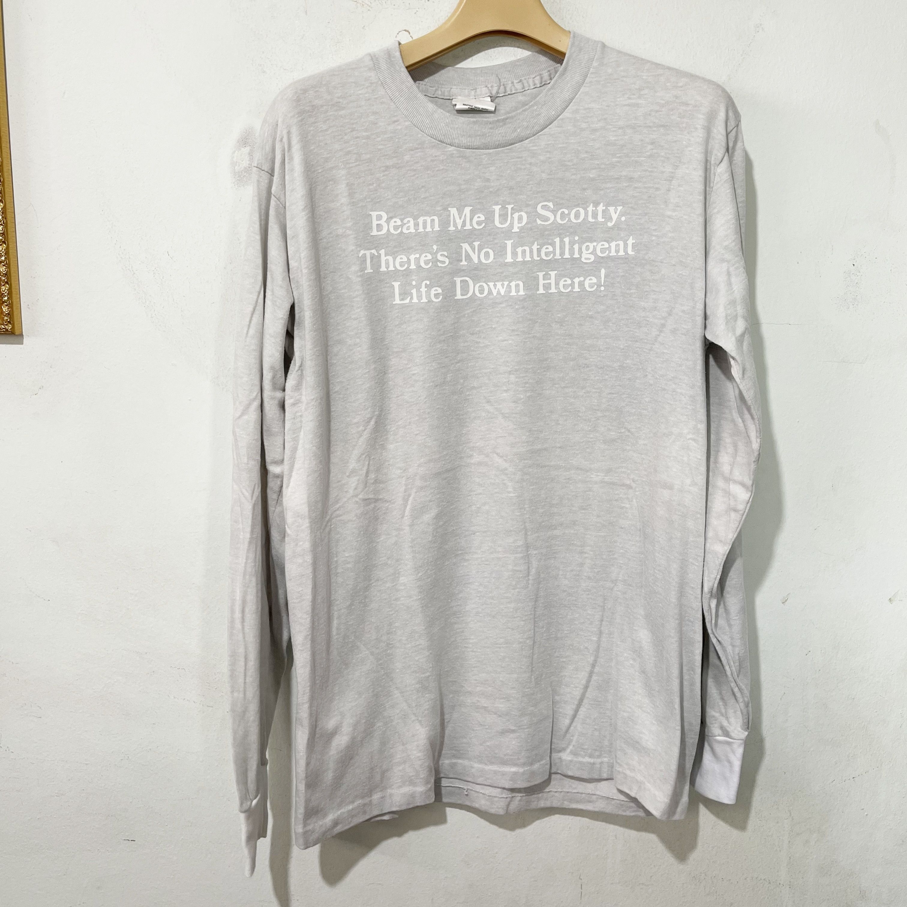 Vintage Vintage 90s Beam Me Up Scotty Shirt Size US M / EU 48-50 / 2 - 1 Thumbnail