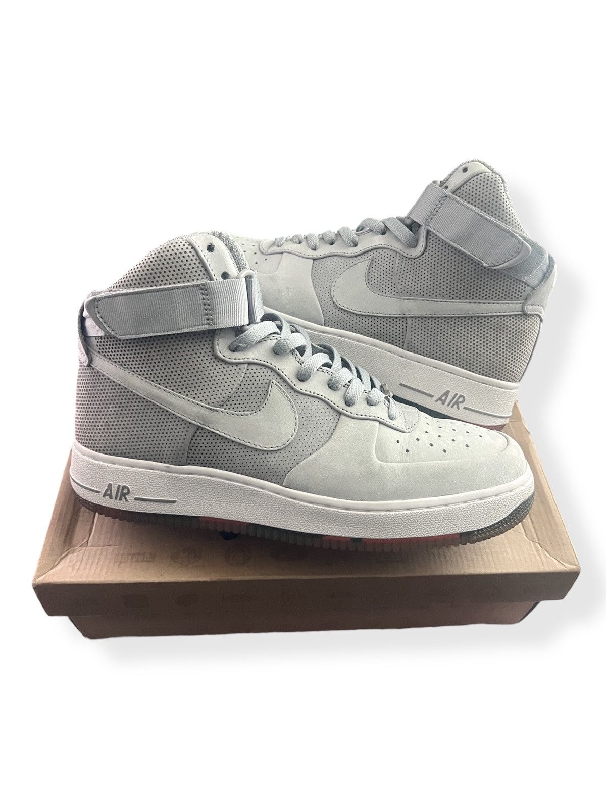 Futura × Nike 2009 Nike Air Force 1 High Supreme x Futura - Grey - Size 9 Size US 9 / EU 42 - 7 Thumbnail