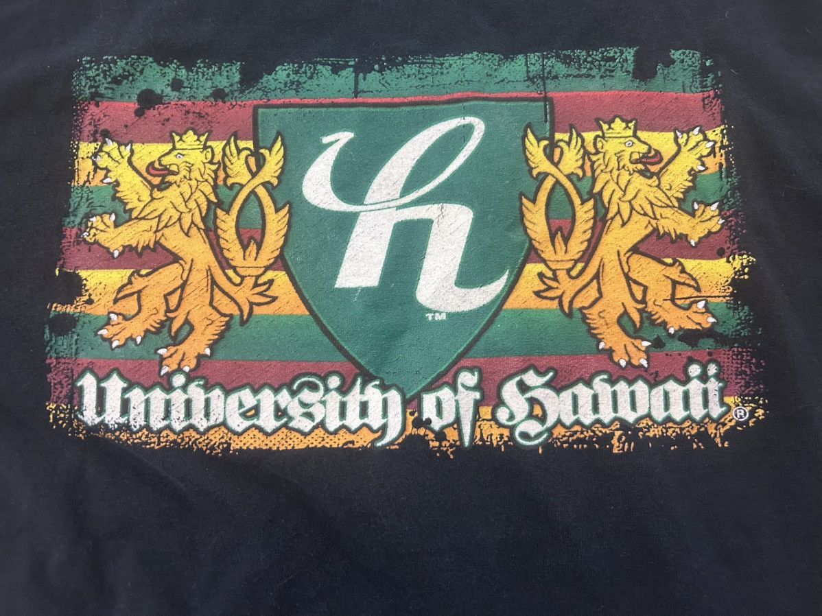 Anvil × Vintage University of Hawaii vintage y2k graphic black shirt large Size US L / EU 52-54 / 3 - 3 Thumbnail