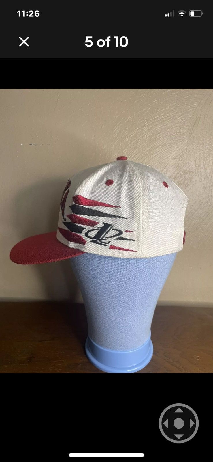 Logo Athletic Vintage 90’s Diamond Cut Hat Logo Athletic Indiana Hoosiers Size ONE SIZE - 4 Thumbnail
