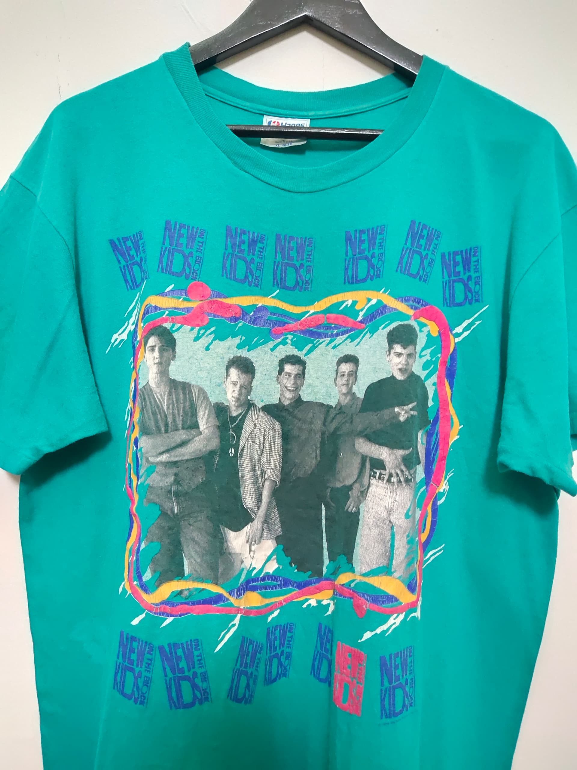 Band Tees Vintage 1989 New Kids On The Block band tshirt promo Size US XL / EU 56 / 4 - 7 Thumbnail