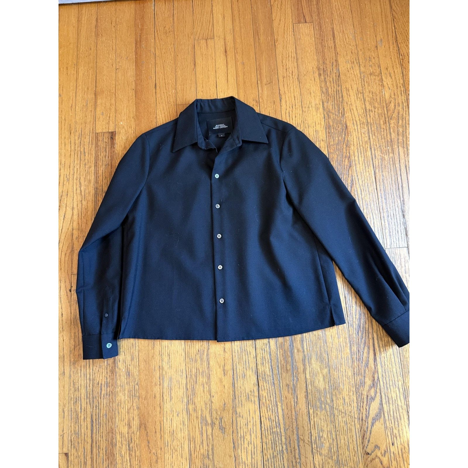 Marc Jacobs Marc Jacobs Shirt 0 Black Runway Fall 2020 Button Front Top Size XS / US 0-2 / IT 36-38 - 1 Thumbnail
