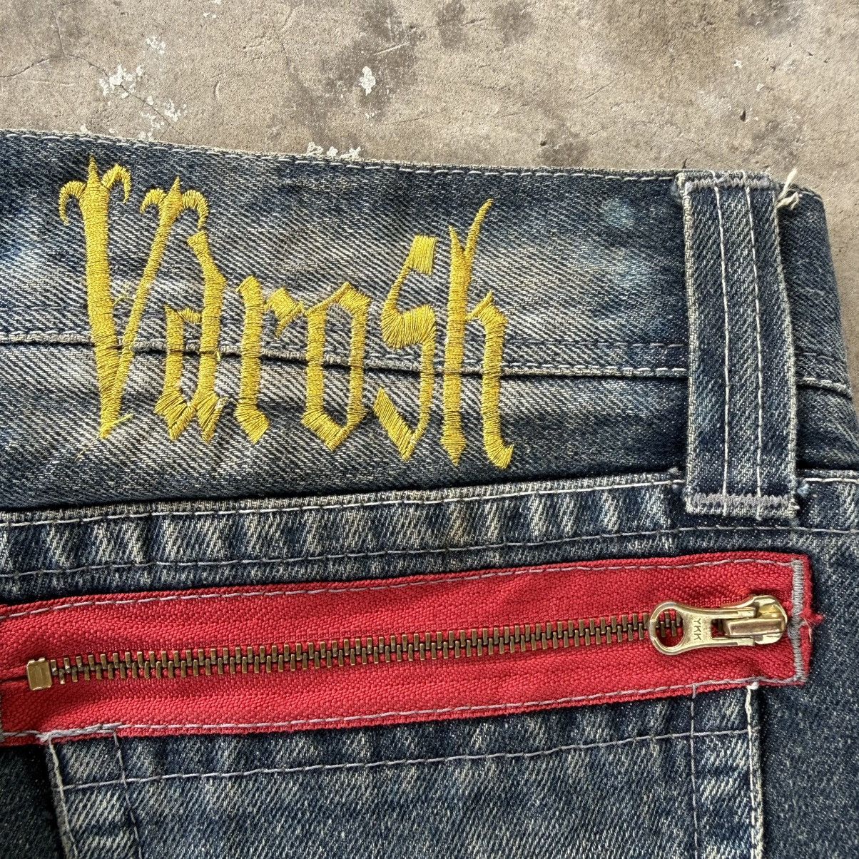 Japanese Brand W32 Vintage Varosh Selvedge Flare Boot cut Rusty Denim Jean Size US 32 / EU 48 - 16 Thumbnail