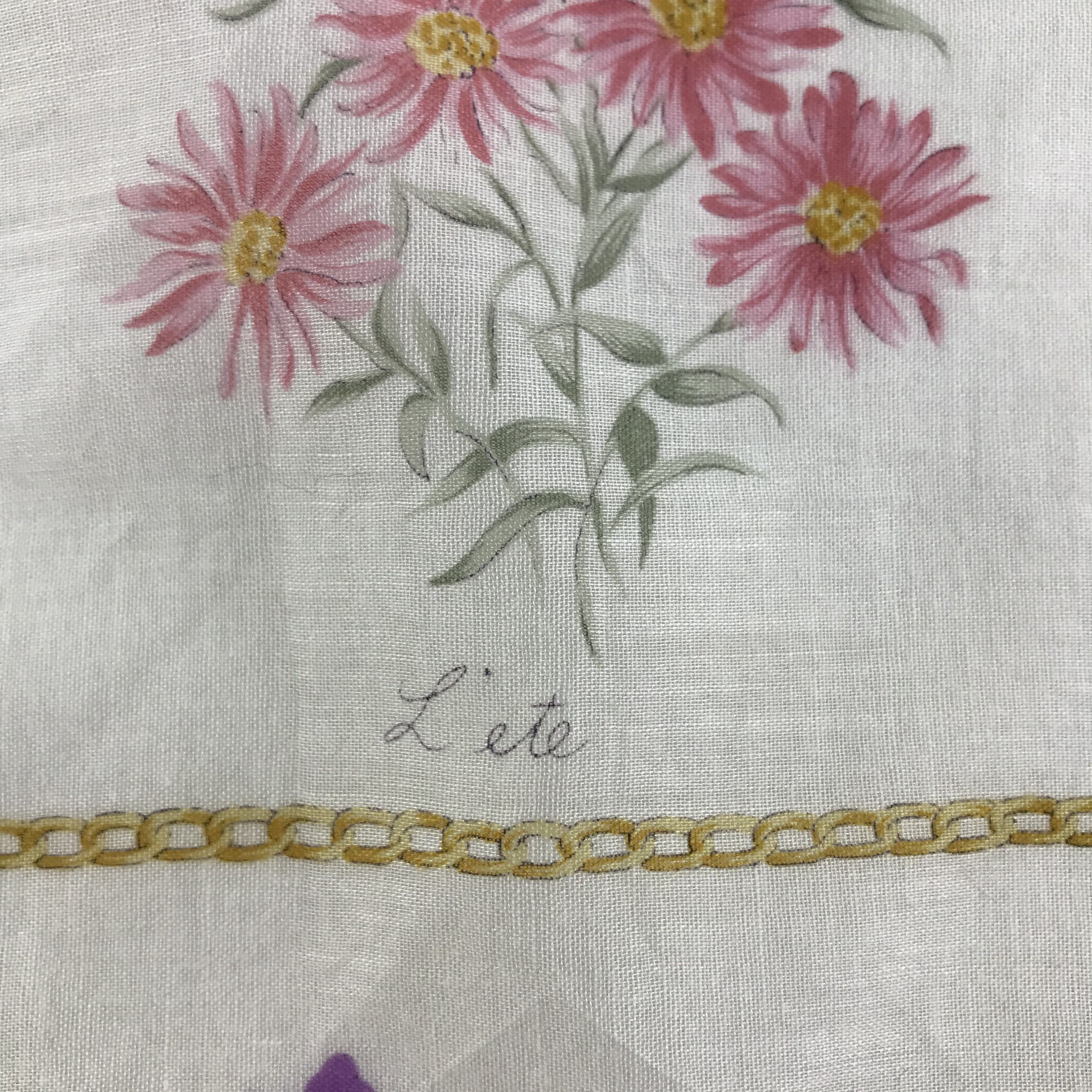 Celine × Vintage Celine Bandana / Handkerchief / Neckerchief - S1623 Size ONE SIZE - 4 Thumbnail