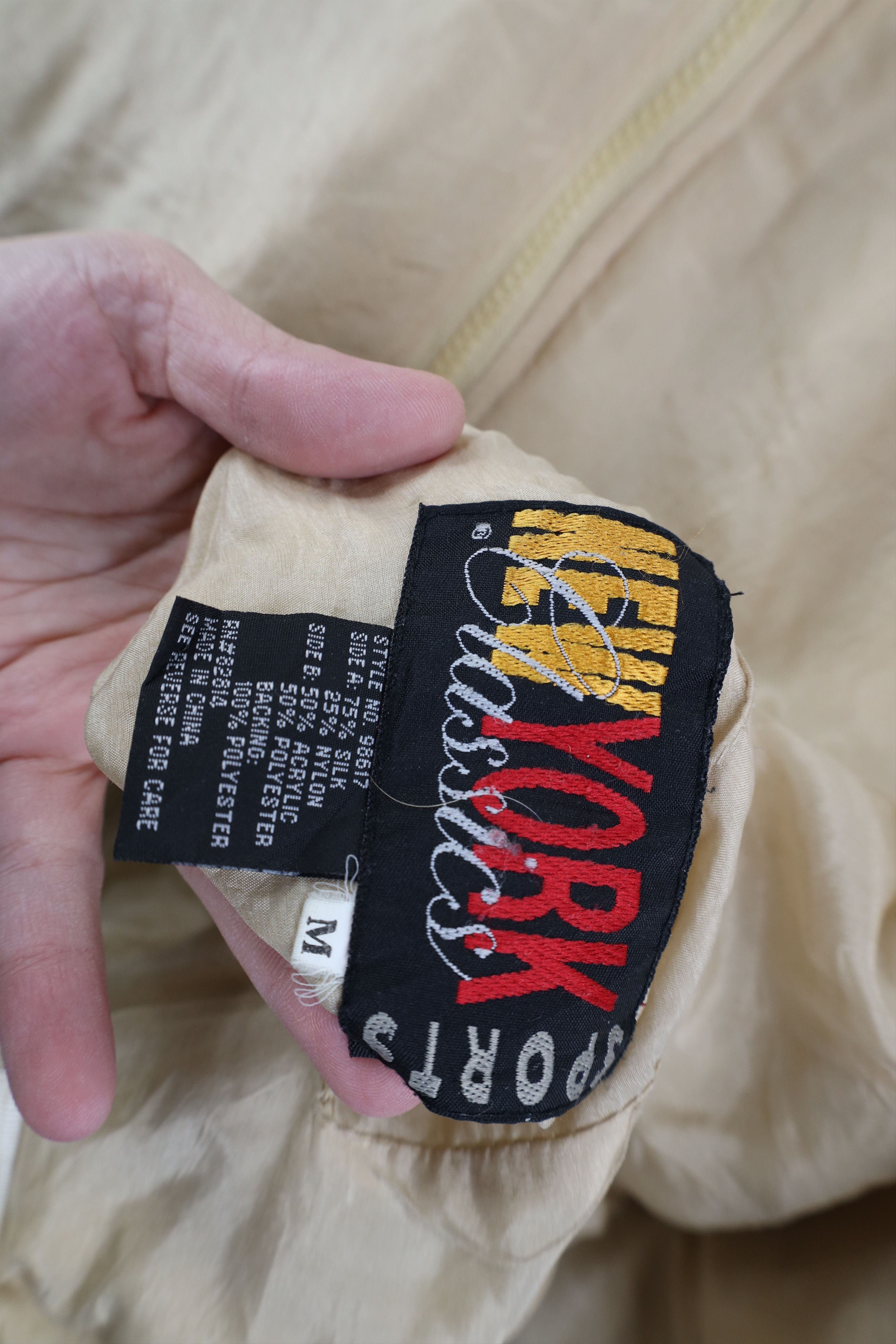Vintage AS IS Vintage 90s Streetwear Reversible Silk Fleece Hoodie Size M / US 6-8 / IT 42-44 - 6 Thumbnail