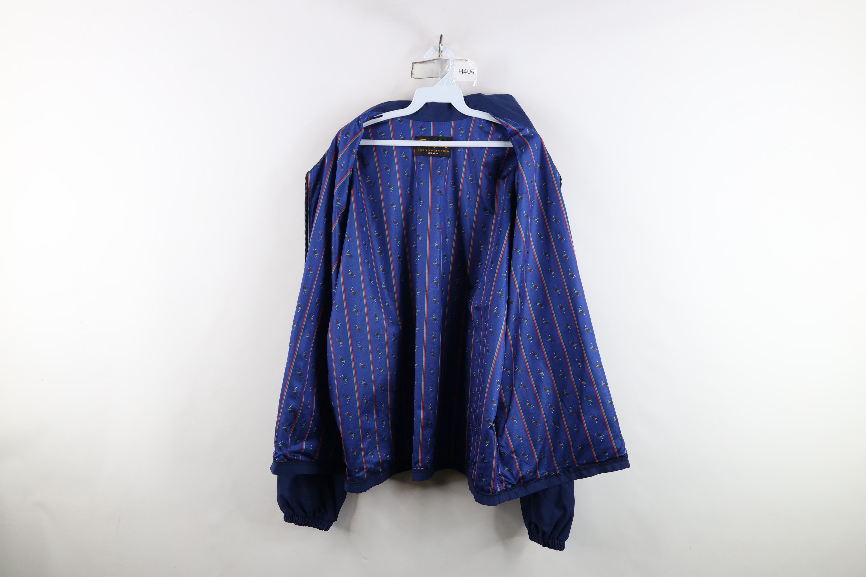 Vintage Vintage 90s Streetwear Goretex Rain Bomber Jacket Blue USA Size US XXL / EU 58 / 5 - 9 Thumbnail
