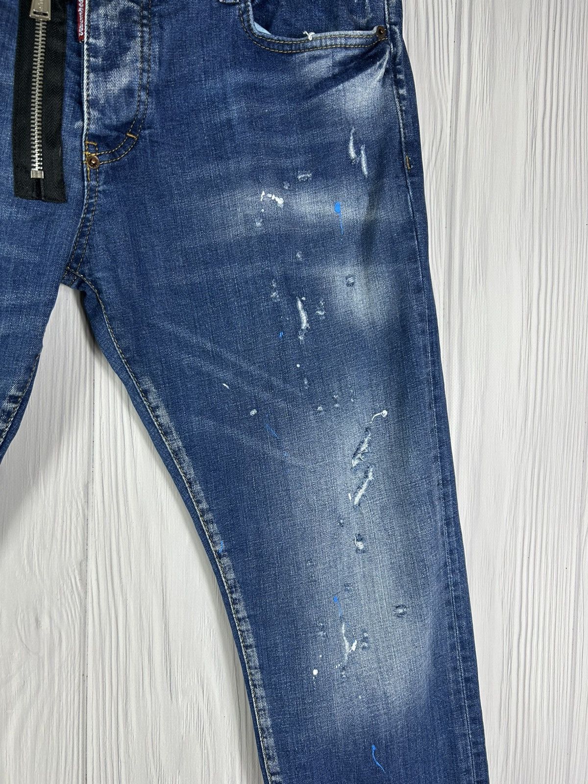 Dsquared2 Dsquared2 Milano Italy Distressed Denim Jeans Pants Size 52 Size US 36 / EU 52 - 6 Thumbnail