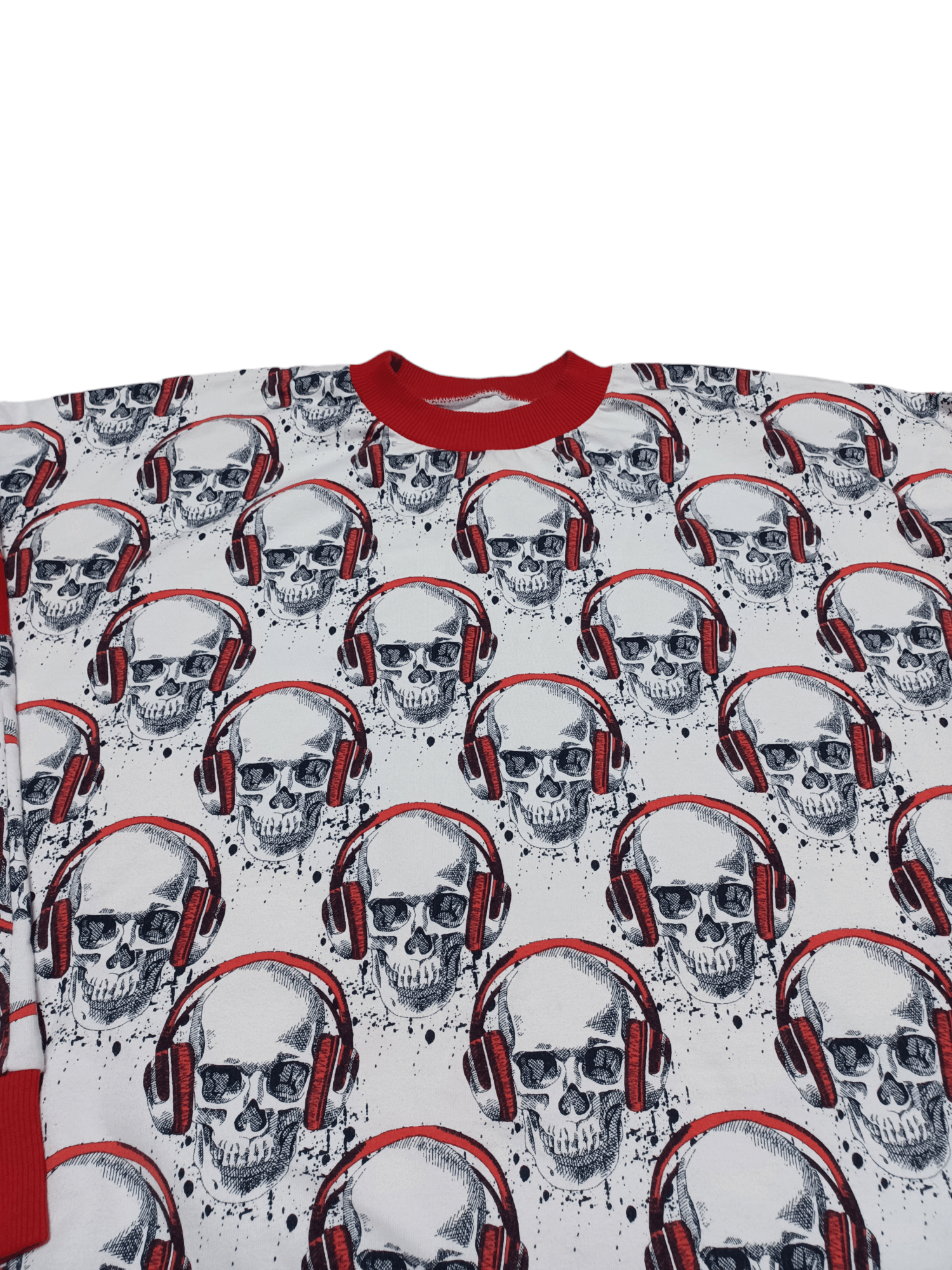 Handmade HANDMADE SKULLS OVERSIZE STREETWEAR SWEATSHIRT SK8 Y2K DRILL Size US M / EU 48-50 / 2 - 3 Thumbnail